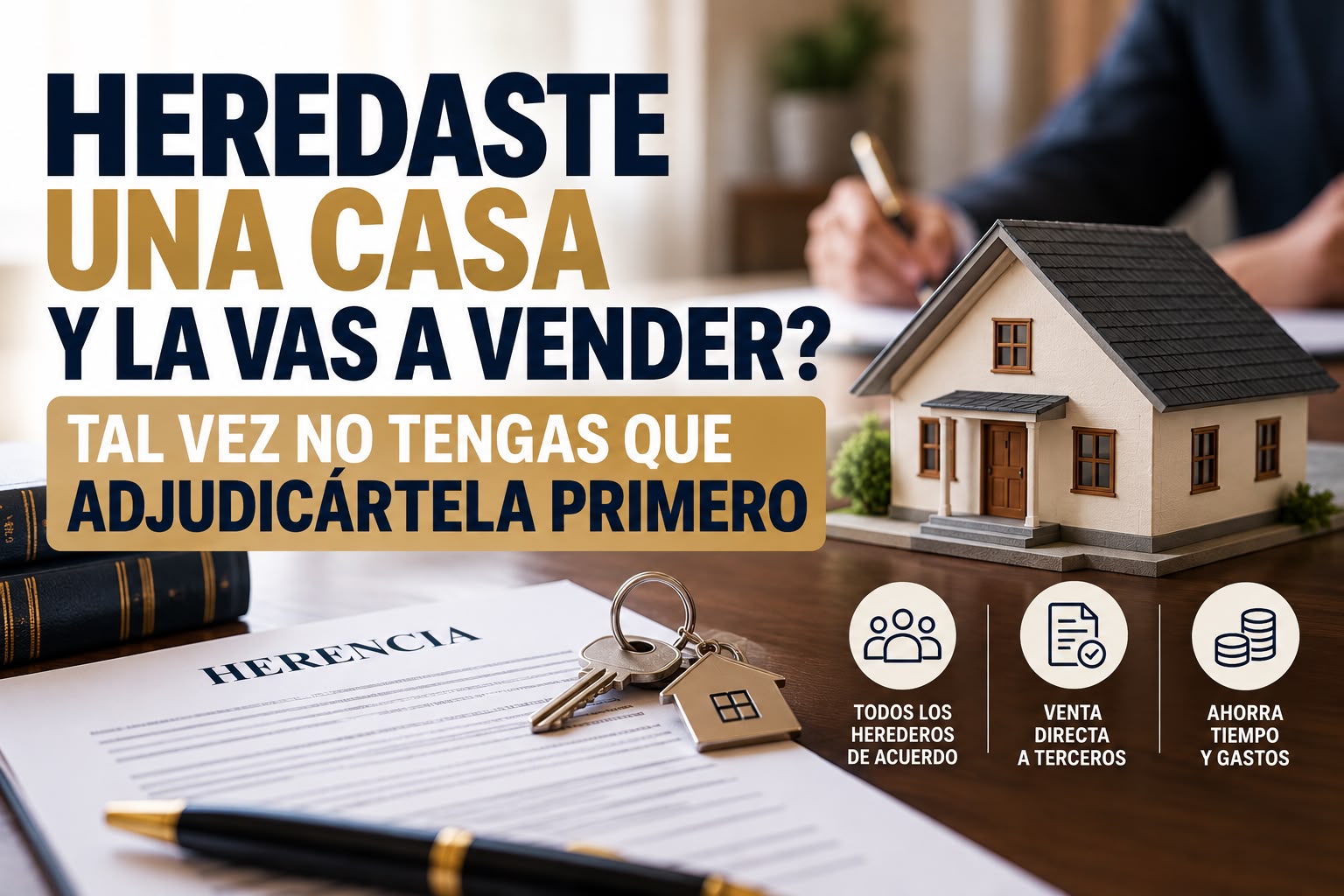¿Heredaste una Casa y la Vas a Vender? Tal Vez No Tengas que Adjudicártela Primero